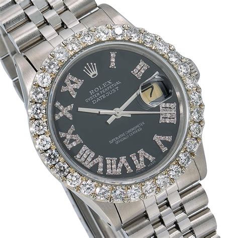 rolex 36mm datejust oyster bracelet|Rolex 36mm Datejust with diamonds.